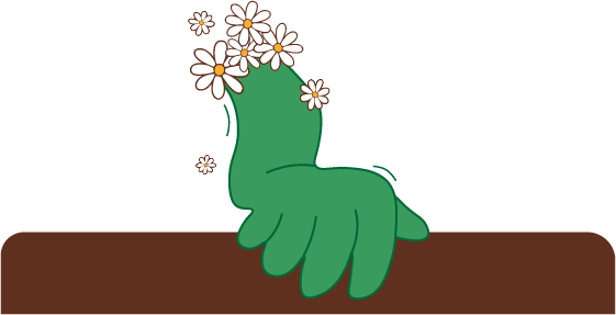 Illustrated hand holding Form