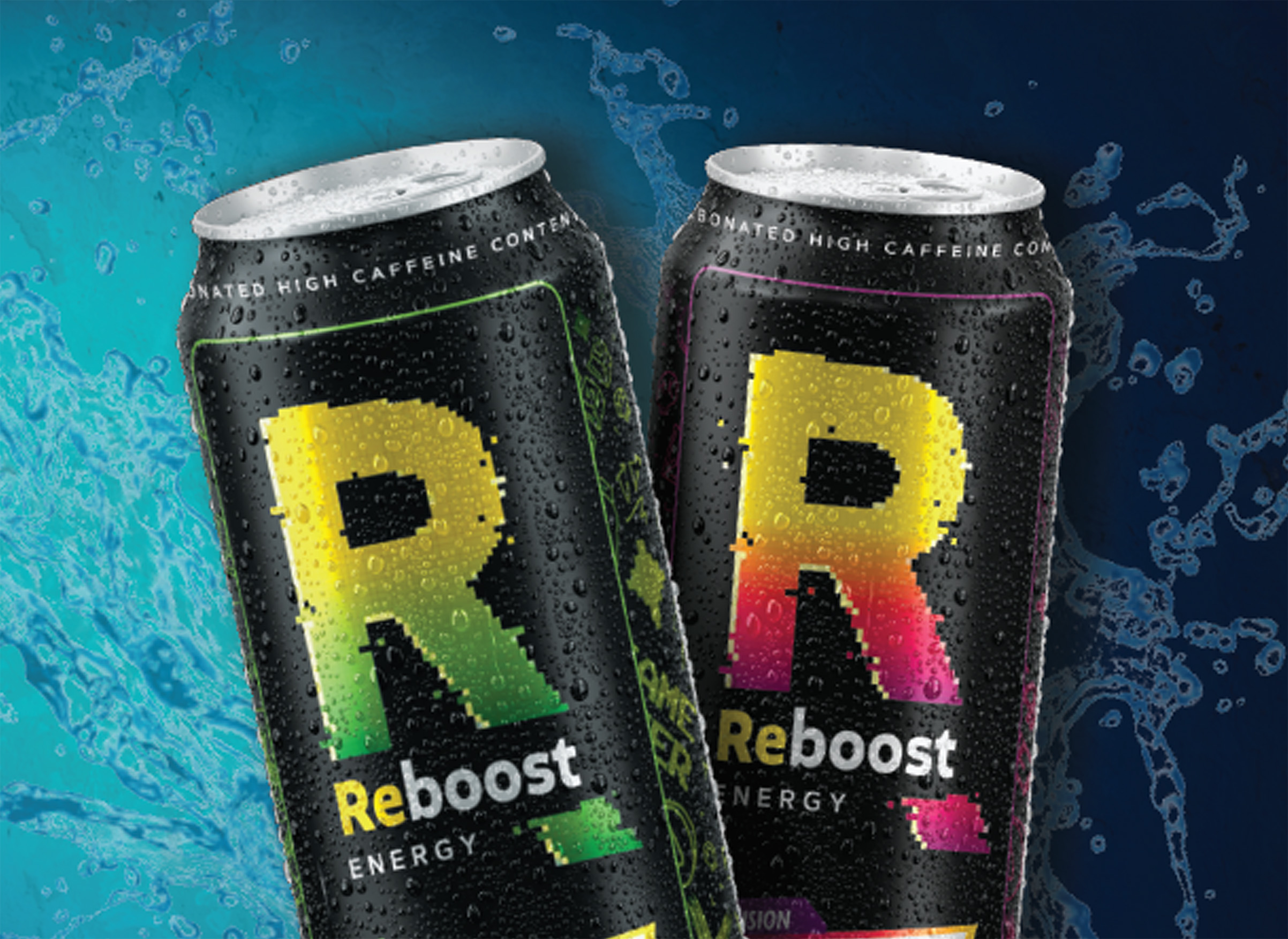 A energy drink can packaging design example designed by Ginj Studio