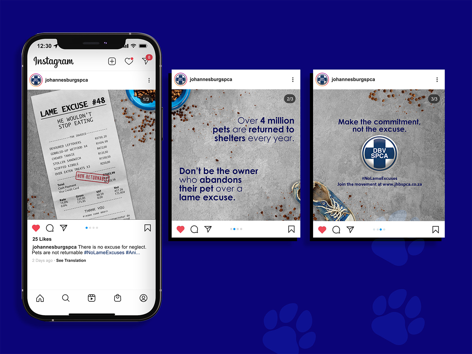 A Instagram carousel example designed by Ginj Studio